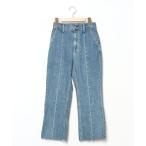 [GLOBAL WORK] Denim брюки SMALL голубой женский 