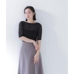 「NATURAL BEAUTY BASIC」 半袖カットソー FREE ブラック レディース