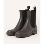 「TEMPERATE」 レインブーツ 38 ダークブラウン レディース