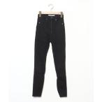 「Abercrombie&Fitch」 スキニーデニムパンツ - ブラック レディース