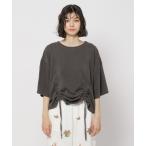 「niko and...」 半袖カットソー LARGE グレー レディース