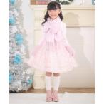 ワンピース バレエ柄　ドッキングワンピース キッズ 子供服 女の子