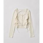 ショッピングカーデ tシャツ カーデレイヤードトップス レディース