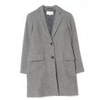 「SHIPS」 チェスターコート S グレー レディース