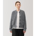 「無印良品」 ニットカーディガン S グレー レディース