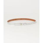 [MAISON BOINET] ремень 75 серебряный женский 