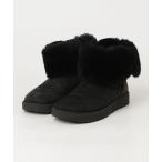 「UGG」 ムートンブーツ 22cm ブラック レディース