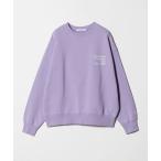 トレーナー スウェット コットン裏毛 ロゴスウェット プルオーバー レディース