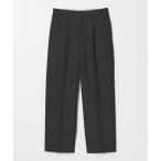 ショッピングウール スラックス 「Steven Alan」 ウール オックスフォード アウト ワンプリーツ スラックス メンズ