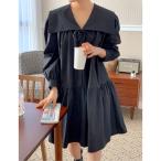 ショッピングチュニック チュニック セーラーカラーティアードチュニック