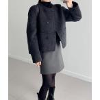 ピーコート pコート シンプルダブルブレ