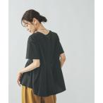 「GLOBAL WORK」 半袖カットソー LARGE ブラック レディース