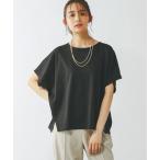 「GLOBAL WORK」 半袖カットソー LARGE ブラック レディース