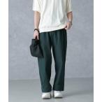 [NANO universe] легкий брюки L зеленый мужской 