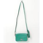 「COACH」 ワンポイントショルダーバッグ - グリーン レディース