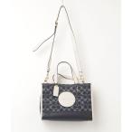 「COACH」 2WAYバッグ - ネイビー レディース
