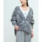 「CONVERSE TOKYO」 ニットカーディガン MEDIUM グレー レディース