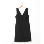 「NATURAL BEAUTY BASIC」 サロペットスカート MEDIUM ブラック レディース