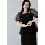 「niana」 半袖ワンピース M ブラック レディース