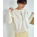 カーディガン ミラノリブダブルジップニットカーディガン レディース