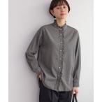 ブラウス シャツ シャンブレーフリルシャツ/イージーケア レディース