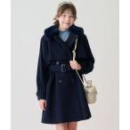 ダッフルコート コート フェイクファー衿つきミドルコート キッズ 子供服 女の子