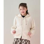 tシャツ リボンアップリケWジップパーカ キッズ 子供服 女の子