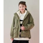 ブルゾン アウター 「撥水」ロゴリボン3WAYマウンテンパーカ キッズ 子供服 女の子