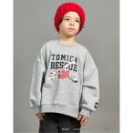 ショッピングラベンダー トレーナー  「速乾裏毛」トミカワイドシルエットトレーナー キッズ 子供服 男の子