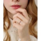 ショッピングピンクゴールド 指輪 リング 「MONNETTE」ツイストデザインピンクゴールドリング レディース