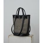 ショッピングカジュアルトート トートバッグ 「WS（ドゥーブル）」ダブルハンドルメッシュトート レディース