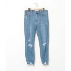 「Abercrombie&Fitch」 デニムパンツ 31 ブルー レディース