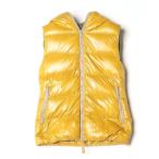 「DUVETICA」 ダウンベスト 38 イエロー レディース