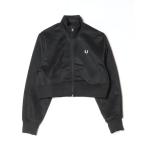 「FRED PERRY」 ジャージブルゾン 10 ブラック レディース