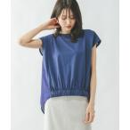 「GLOBAL WORK」 半袖カットソー LARGE ブルー レディース