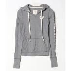 「Abercrombie&Fitch」 プルオーバーパーカー X-SMALL グレー レディース
