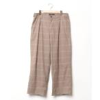 [RAGEBLUE] в клетку брюки L бежевый мужской 