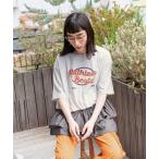 「niko and...」 半袖カットソー MEDIUM ライトグレー レディース