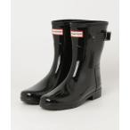 「HUNTER」 レインブーツ UK4 ブラック レディース