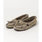 「Minnetonka」 モカシンシューズ 6.5 グレー レディース