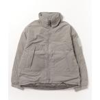 「TAION」 ダウンジャケット L ライトグレー メンズ