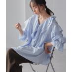 [RANAN] длинный рукав туника M голубой женский 