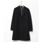 [NANO universe] Пальто Честерфилд M черный мужской 