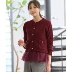 [ANY SIS] вязаный ансамбль 0 красный женский 