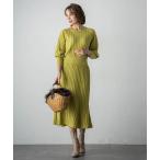 「Viaggio Blu」 ニットワンピース M イエロー レディース