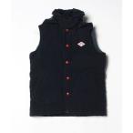 「DANTON」 刺繍ダウンベスト「BEAMSコラボ」 36 ネイビー レディース