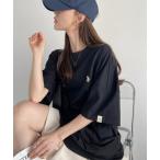 「U.S. POLO ASSN.」 半袖Tシャツ FREE ブラック レディース