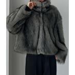 [Louere] пальто с отложным воротником MEDIUM серый женский 