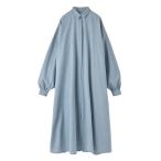 ショッピングシャツワンピース シャツワンピース デニムロングシャツワンピース