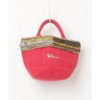 「Ron Herman」 刺繍トートバッグ - レッド レディース